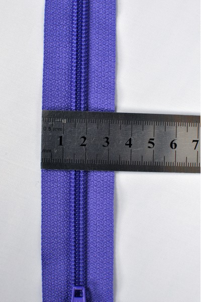 ZIP026   4號拉鏈  雙頭開尾拉鏈款式   雙頭聚酯牙拉鏈   雙頭拉鏈款式   不設單獨拉鍊訂購 側面照